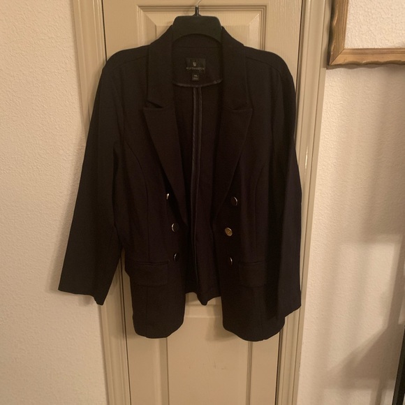 Worthington Jackets & Blazers - NWOT worthington black double breast blazer xxl